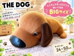 THE DOG ミニチュアダックスフント ぬいぐるみ BIGサイズ 24×50 - メルカリ