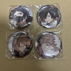 文豪ストレイドッグス 缶バッジ 4個セット ゲーマーズ 冬の本まつり