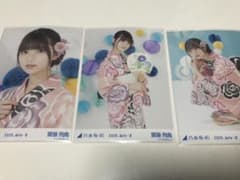 乃木坂46 生写真 浴衣 齋藤飛鳥 座りヒキ ヨリ チュウのサムネイル