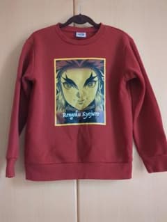 【鬼滅の刃 長袖トレーナー】 GU 煉獄杏寿郎 140のサムネイル
