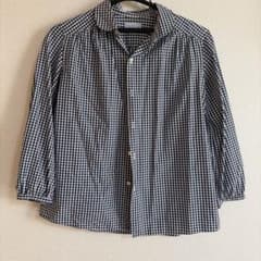 le Glazik ギンガムチェック シャツ 七分袖のサムネイル