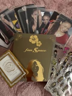安室奈美恵　ファンクラブ会報　トランプ　シール　LIVE生写真　セットのサムネイル