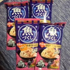 魚づくし キャットフード ウェットフード 60g×3パック 4袋セットのサムネイル