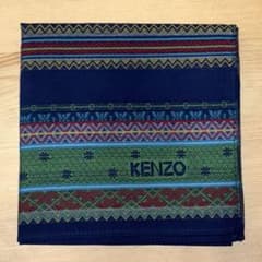 希少 KENZO ケンゾー 90s フォークロア ハンカチ 新品 エスニック