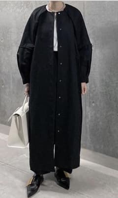 ローヘン lohen デザイン2way ロングコート ブラック レア 完売品