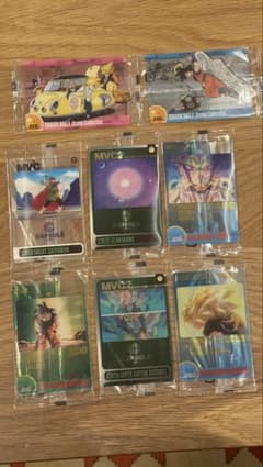 ドラゴンボールカード 8枚セットのサムネイル
