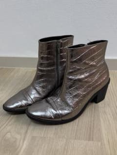 stephanie classicクロコ メタリック ショートブーツ ブラジル産のサムネイル