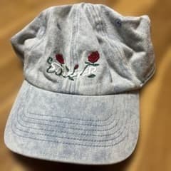 Starter キャップ ケミカルウォッシュ ローズ刺繍のサムネイル