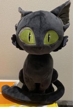 【Midori様】すずめの戸締まり サダイジン メガジャンボぬいぐるみ　♡のサムネイル