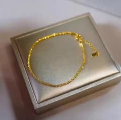 ゴールドチェーンブレスレット 18k 18kpのサムネイル