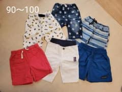 【ハーフパンツ】6枚セット 90~100のサムネイル