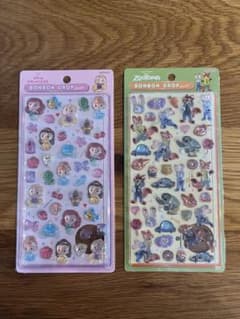M*a様 ディズニー　プリンセス&ズートピアキャラクターシールセットのサムネイル