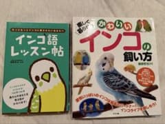 インコ語レッスン帖・かわいインコの飼い方 2冊セットのサムネイル
