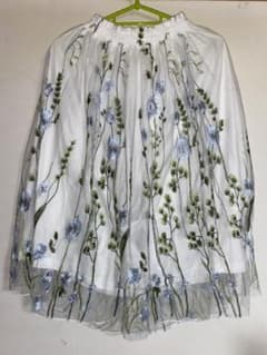 ロングスカート レース 花柄のサムネイル