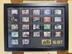 セガタイトルミニカートリッジ額装セット メガドライブ - メルカリ