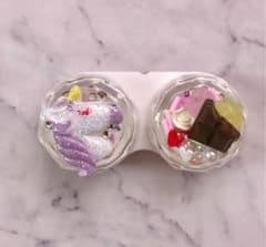 ハンドメイド  コンタクトケース　ユニコーンのサムネイル