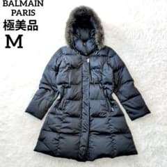 ✨️極美品✨️バルマン フォックスファー 3Way ロング ダウン95 黒 M