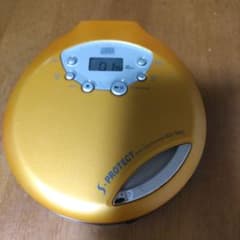動作確認S-PROTECT ポータブルCDプレーヤー イエロー