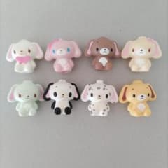 シュガーバニーズ　マスコット8個セット　［経年による色褪せ 汚れなどあり。］ シュガーバニーズ マスコット8個セット ［経年による色褪せ 汚れなど