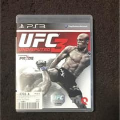 PS3 UFC3 説明書付きのサムネイル