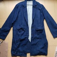 最終価格!! デニムロングジャケットのサムネイル