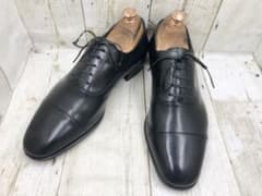 マレリー ストレート 23.5cm 黒　ビジネス 男 革靴 レザー ドレスのサムネイル