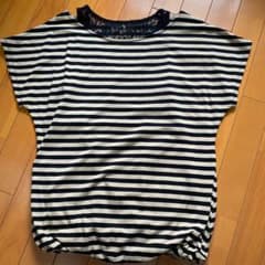 ボーダー トップス カットソーのサムネイル