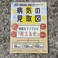病気の見取図 看護をシンプルに見える化　美品♡のサムネイル