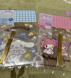 シナモロール マイメロディとクロミ クリアバッグ 8枚入り 2個セットのサムネイル