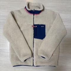 Patagonia フリースジャケット クリーム/ネイビーのサムネイル
