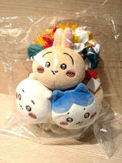 ちいかわらんど しめ縄なぬいぐるみ ハチワレ ウサギ マスコット　おまけ付き ちいかわらんど しめ縄なぬいぐるみ ハチワレ ウサギ マスコット