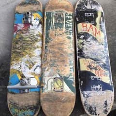スケボー 板 ジャンク 3枚 セットのサムネイル