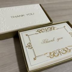 Thank you カード レターセット(カード8枚・封筒8枚)× 2種類のサムネイル