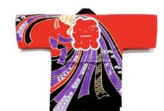 祭用品・法被 赤と黒のデザインのサムネイル