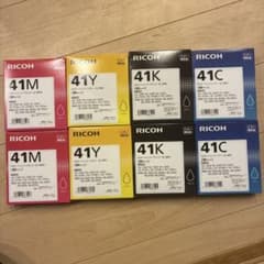 Ricoh 41Y 41C 41M 41K インクカートリッジセット　新品未使用 楽天市場】インク リコ 41ktの通販