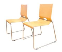 Blå Station Chair69 2脚 北欧 デザイナーズ スタッキング - メルカリ
