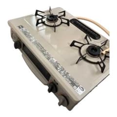 【美品】Rinnai ガスコンロ KGM563BE-R LPG CREAMのサムネイル