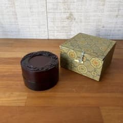【アンティーク】茶道具 木彫 鳳凰彫 香合 共箱付き 昭和レトロ 骨董品 彫刻 アンティーク】茶道具 木彫 鳳凰彫 香合 共箱付き 昭和レトロ 骨董品