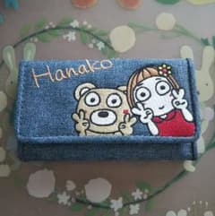 キキぷり　はな子　Hanako 刺繍キーケースのサムネイル