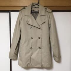 【無印良品】トレンチコート（L）ベージュ【内側に取り外し可能なキルティング付】のサムネイル