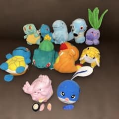 ポケモン ポケットモンスター ぬいぐるみ まとめ売り 14体 当時物 レトロ 1955) 当時物 ポケモン ミニぬいぐるみ セット まとめ売り - メルカリ