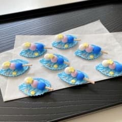 和菓子フェイクスイーツ 【七夕お団子セット】 - メルカリ
