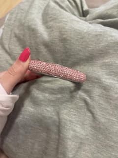 ピンクストーン バングル ブレスレットのサムネイル