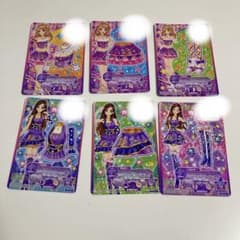 アイカツカード セクシートップスターコーデ＋バイオレットスターコーデ　まとめ売りのサムネイル