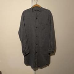 Johnbull シャンブレーロングシャツ グレーのサムネイル
