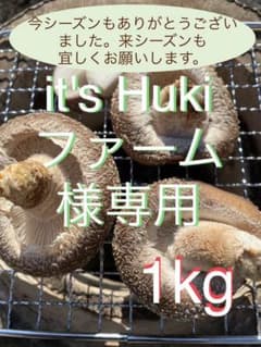 生椎茸1kgのサムネイル