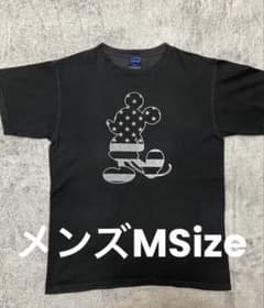 【渋谷バックドロップ別注】ミッキーマウス プリント Tシャツ ブラック Mサイズのサムネイル