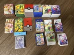 ポケカ デッキケース6個 シールド（スリーブ） 4種類 計10点