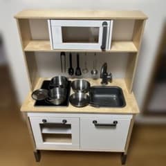 直接引き取りのみ】IKEA おままごとキッチンセット - メルカリ