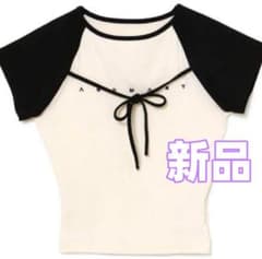 新品 andmary Alma ribbon top 未使用 アイテム トップス - メルカリ